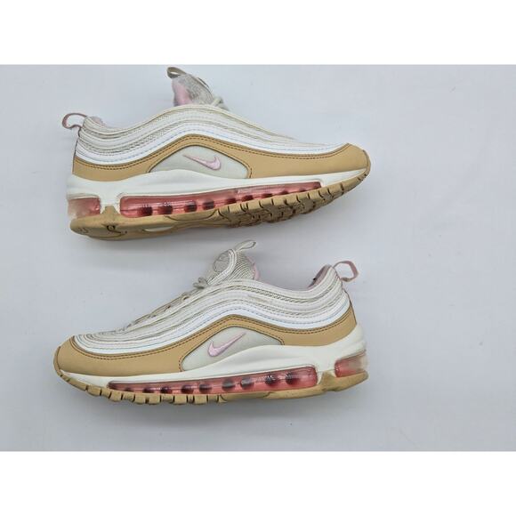 Nike Air Max 97 Sesame Pink Foam GS Size 4Y 921522-113 - Picture 3 of 8